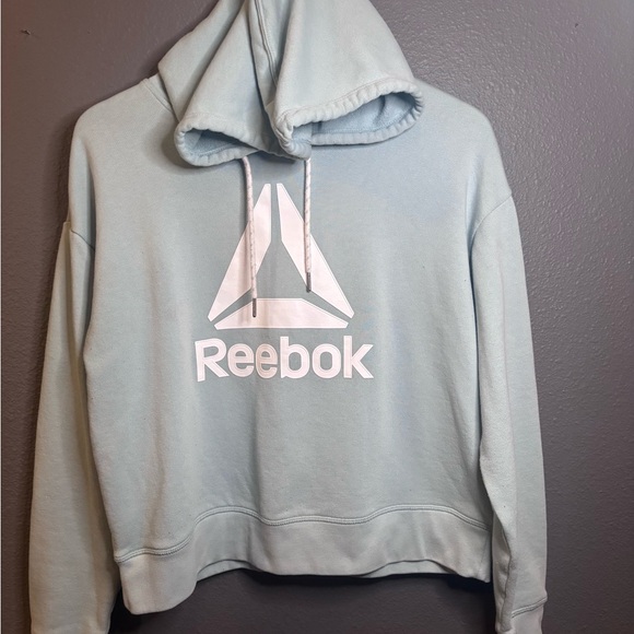 Reebok Jackets & Blazers - Reebok Sky Blue Pullover Hoodie